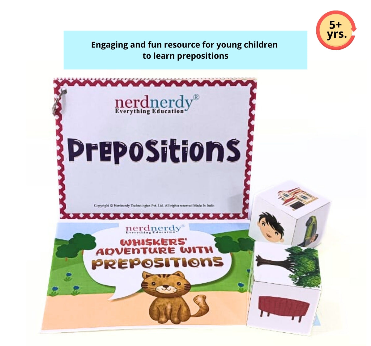 Preposition Level 1/An Interactive Learning Tool /3+yrs/ TLM & Special education resource - NerdNerdy
