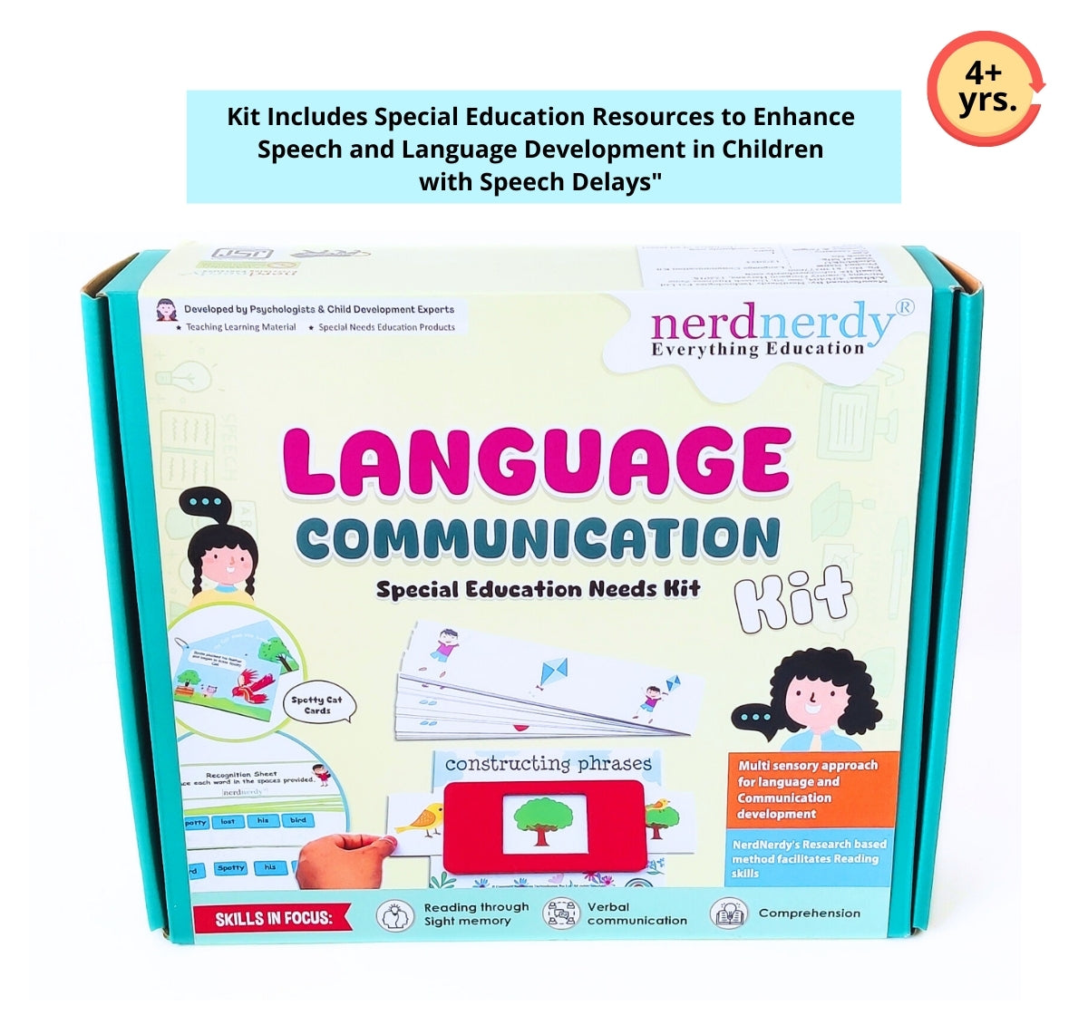 NerdNerdy Language and Communication Kit/ useful for children with Autism or those with speech delays. - NerdNerdy