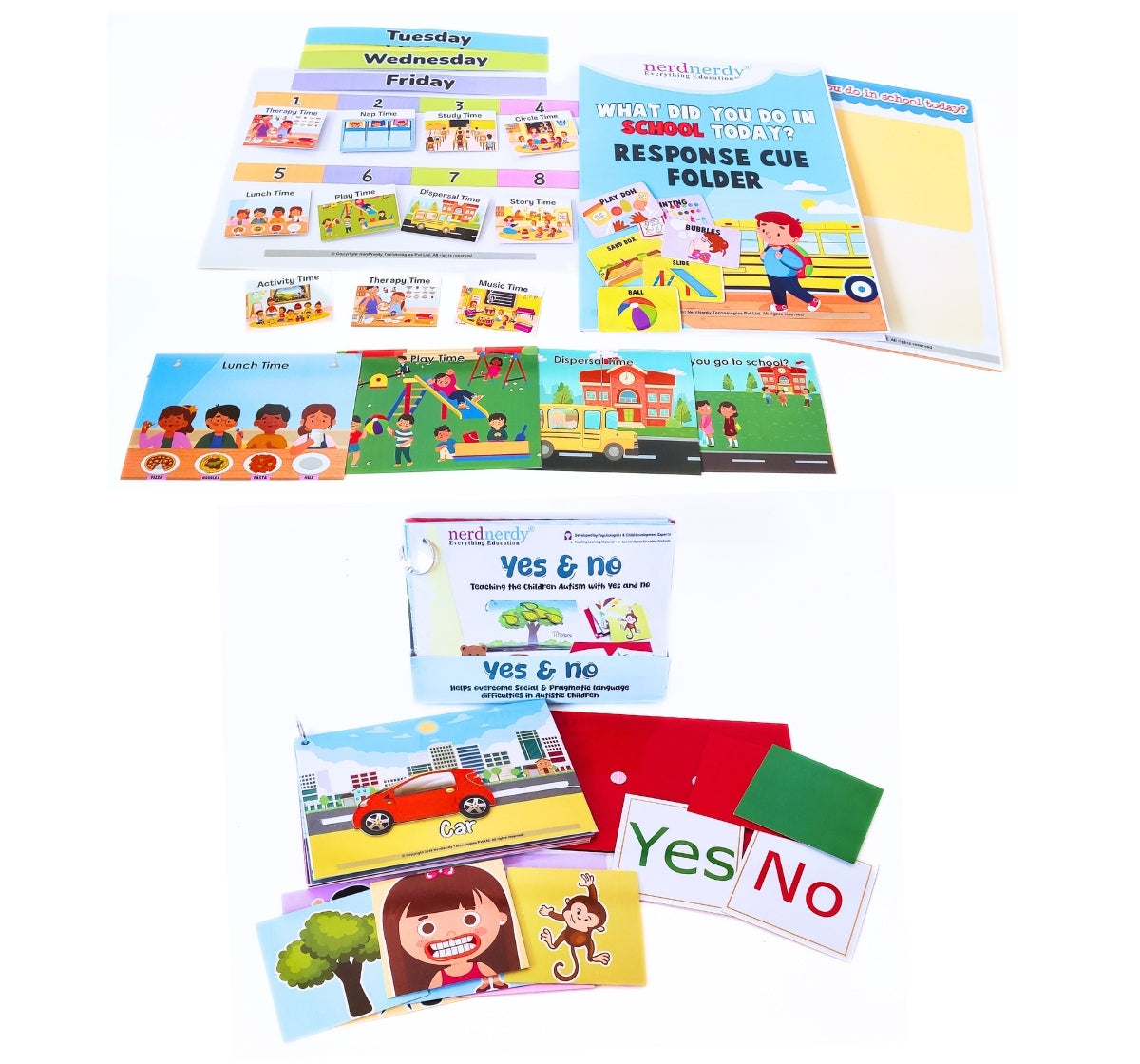 NerdNerdy Language and Communication Kit/ useful for children with Autism or those with speech delays. - NerdNerdy