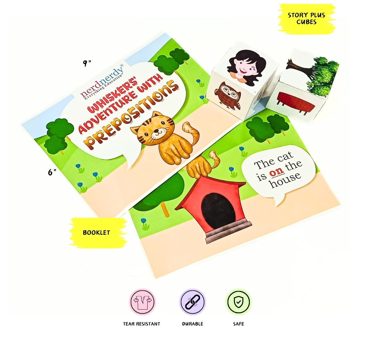 Preposition Level 1/An Interactive Learning Tool /3+yrs/ TLM & Special education resource - NerdNerdy