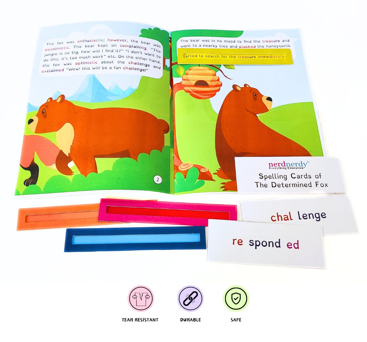 NerdNerdy Dyslexia Kit/ learning disability/kit for 6+yrschildren/ - NerdNerdy
