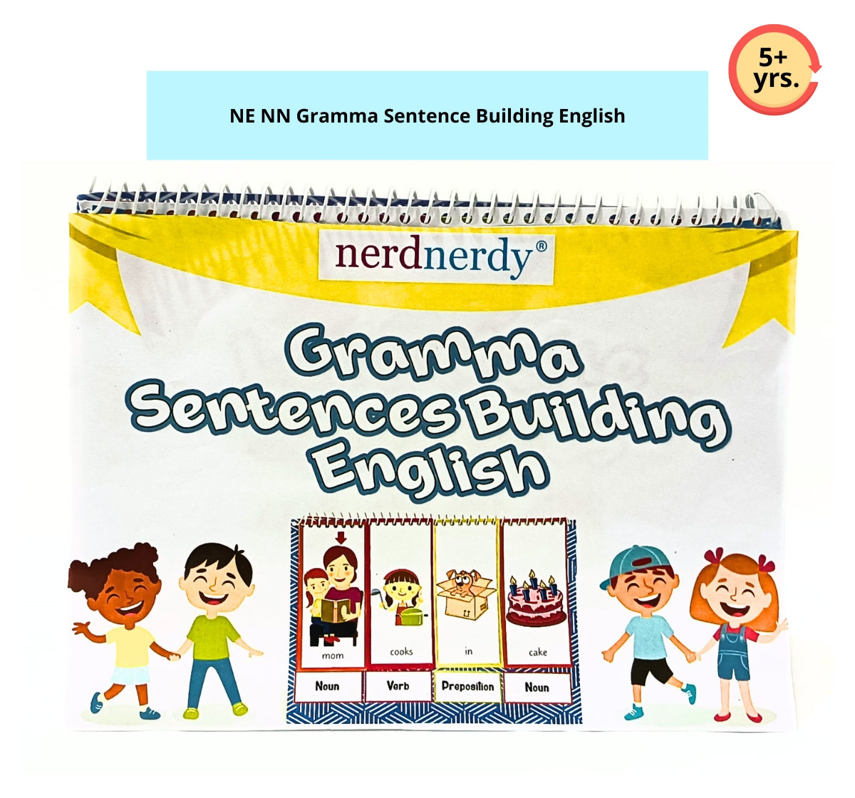 NerdNerdy 'Gramma Sentence-Building sentences-English/ 5+yrs/can also be used for Special Needs - NerdNerdy