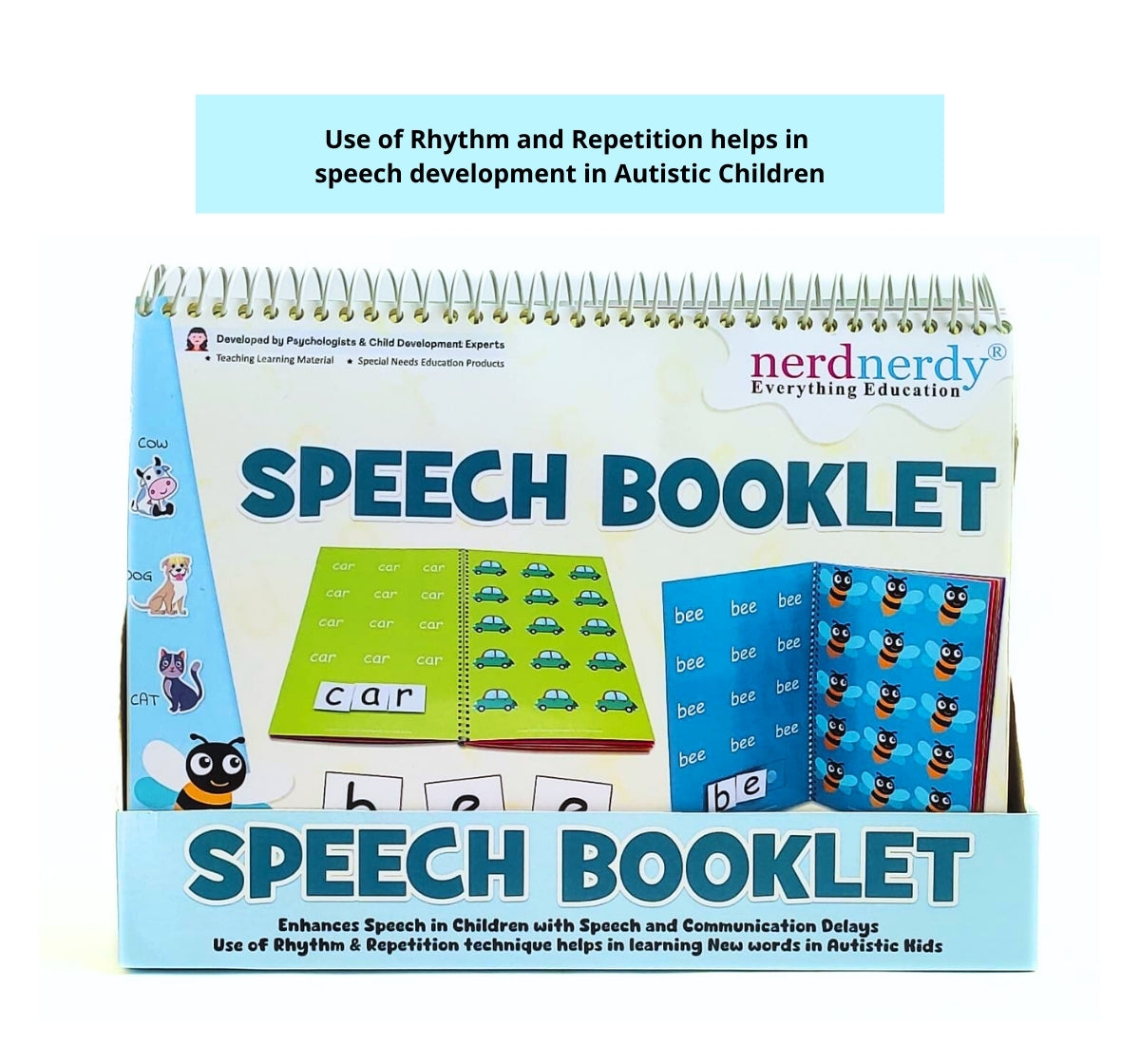 NerdNerdy's Speech Booklet Level 1 for Children with Special Needs - NerdNerdy