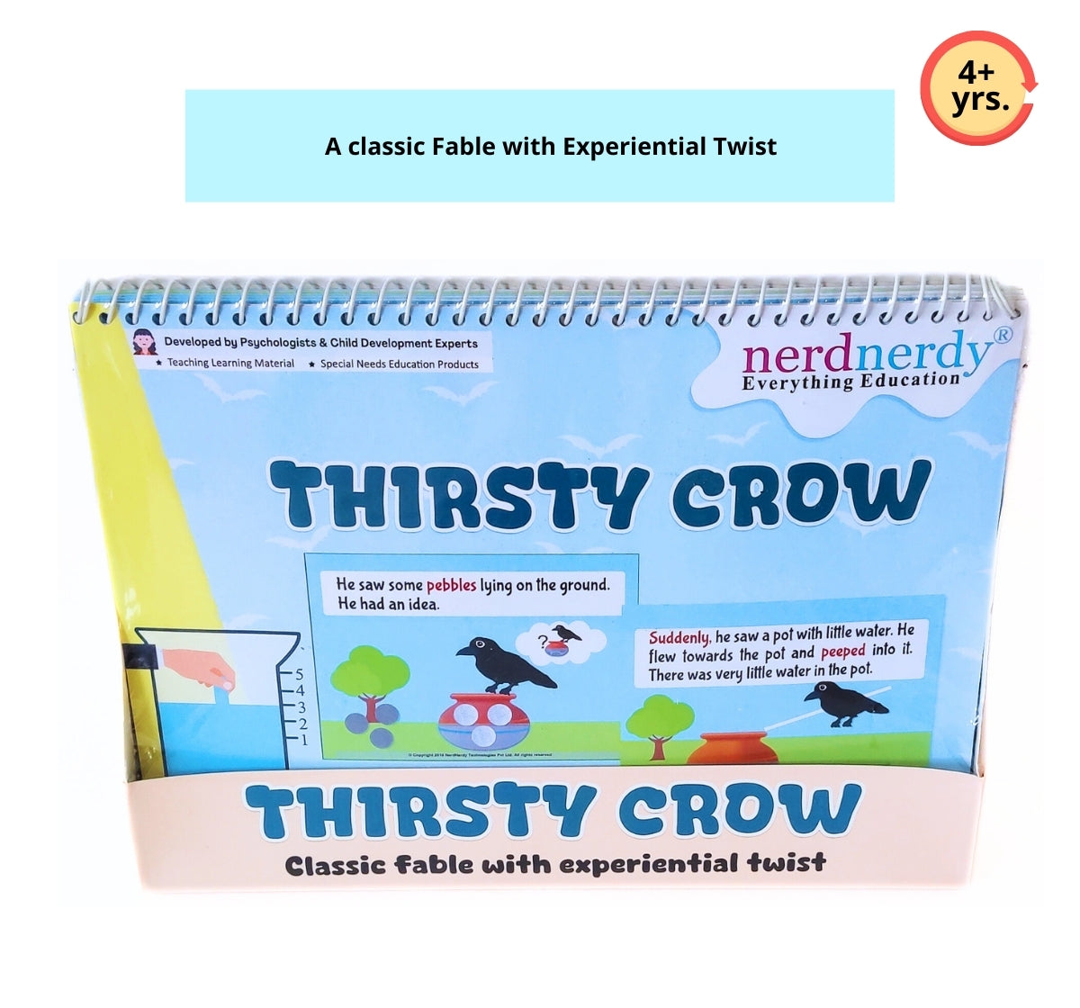 NerdNerdy Thirsty Crow/Divergent thinking & Multidimensional knowledge/4+yrs - NerdNerdy