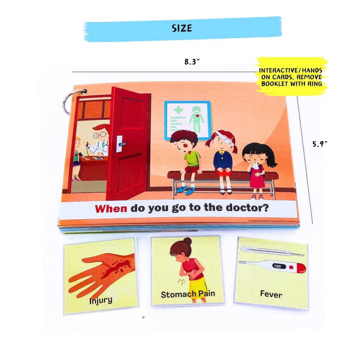 NerdNerdy When Questions/Interactive cards for children with Autism/ Speech Therapy/ Occupational Therapy/Special Education - NerdNerdy