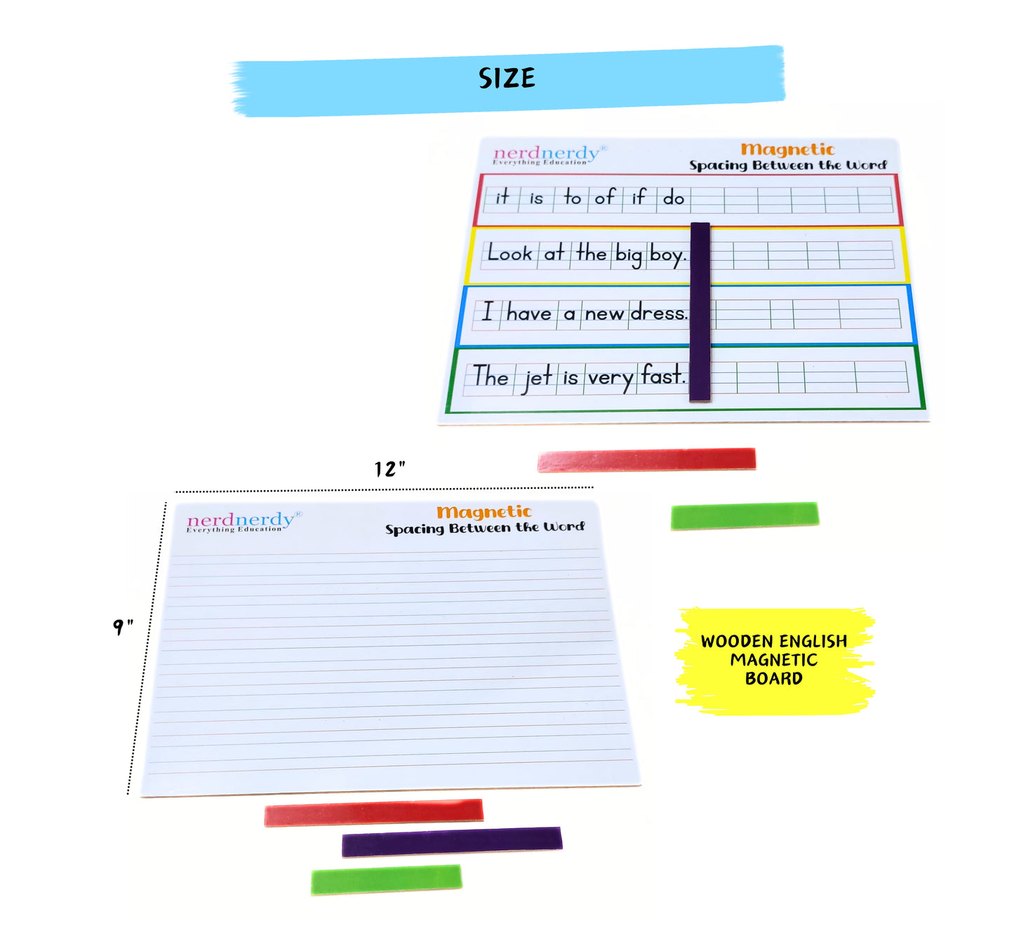 NerdNerdy Sensory Tactile Raised margins Kit - Level 1/  useful kit for those with defecit in fine motor skills, dyslexia, dysgraphia, autism or those having writing issues - NerdNerdy