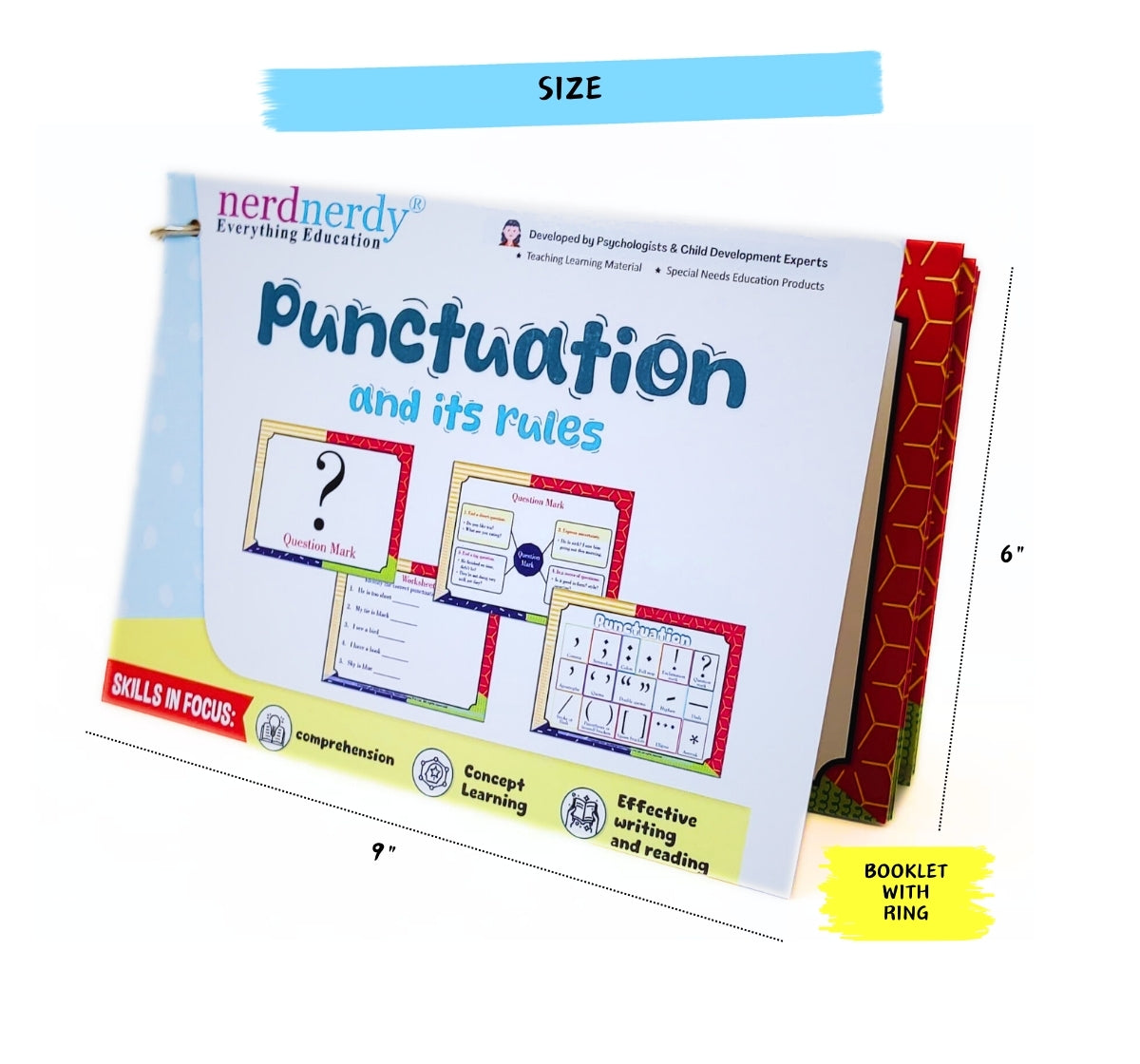 NerdNerdy Punctuation and its rules/Teaching Learning aid for home/ classrooms/7yrs+/ Can be used for Special Education - NerdNerdy