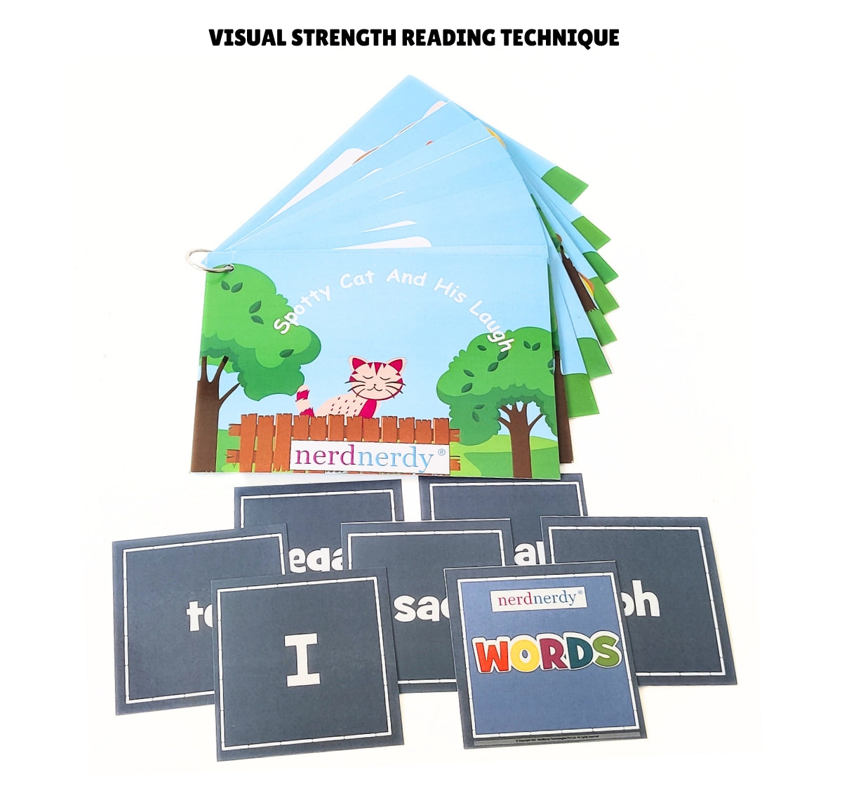 NerdNerdy's Reading Method Level 2/ Phonic kit for 4yrs+/ Research Backed - NerdNerdy