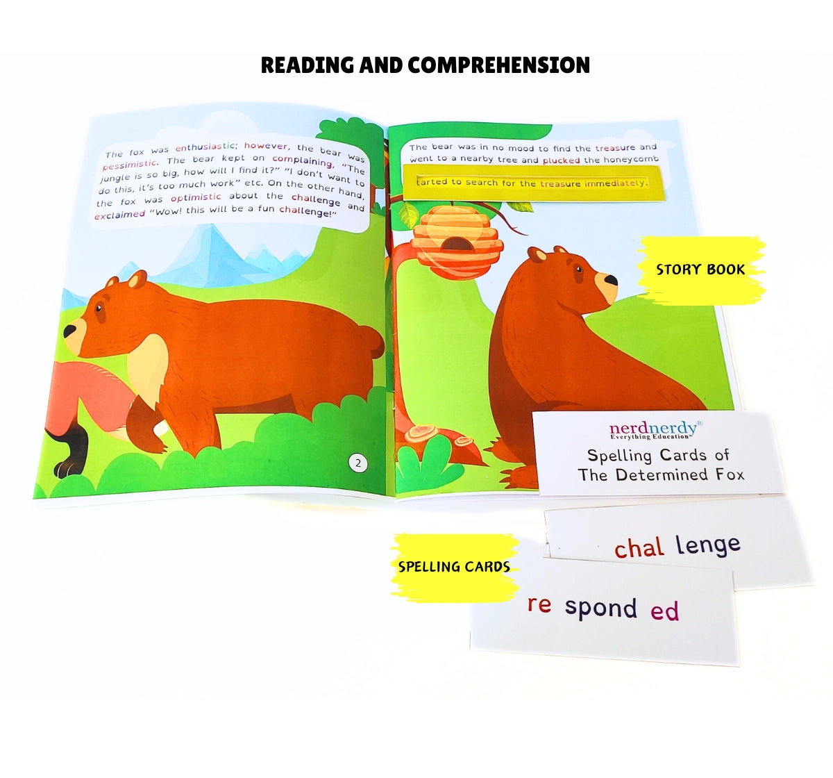 NerdNerdy's Reading Method Level 3/ Phonic Kit for 5yrs+/ Research Backed - NerdNerdy